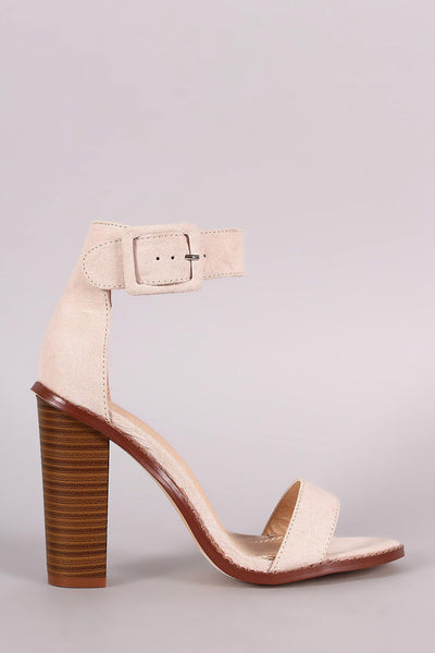 Bella - Ankle Strap Chunky Heel