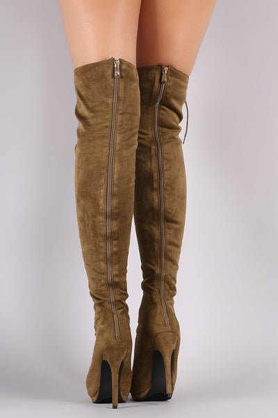 Jenni - Stiletto Heeled Over-The-Knee Boots