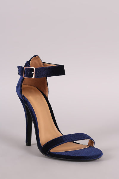 Sola -  Open Toe Ankle Strap Heel