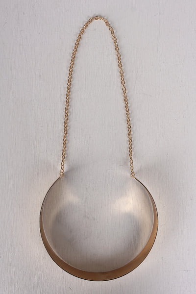 Collar And Chain Layered Choker